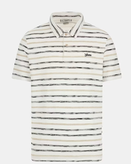 Guess Striped polo - White Multi