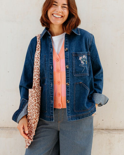 Dita Denim Jacket - Deep Indigo Denim
