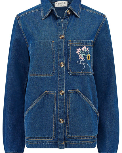 Dita Denim Jacket - Deep Indigo Denim