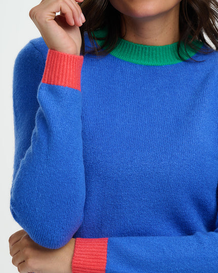 Honor Jumper - Blue, Colour Block