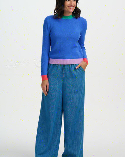 Honor Jumper - Blue, Colour Block
