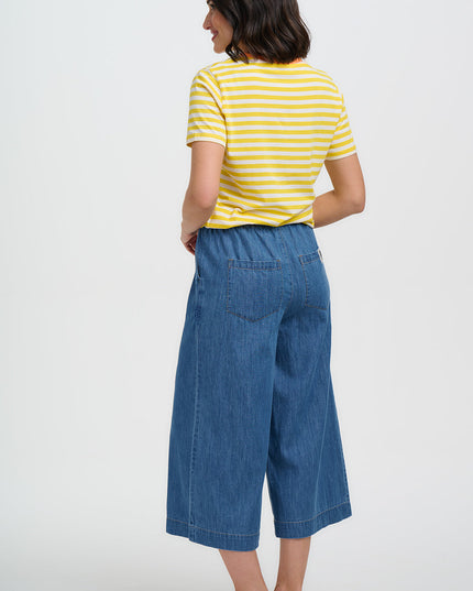 Maggie T-Shirt - Yellow/Off White, Rainbow Sunshine