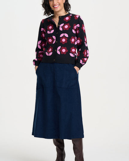 Venetia Cardigan - Black, Mod Daisy