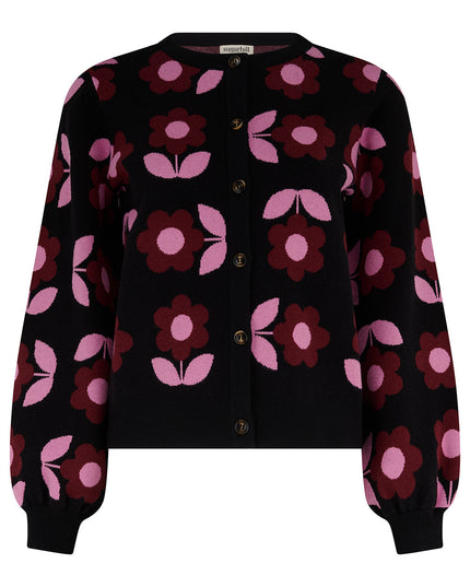 Venetia Cardigan - Black, Mod Daisy