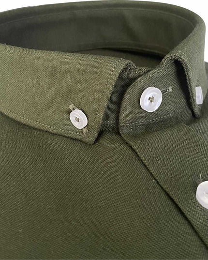 Tom Penn Moss Oxford Long Sleeve Shirt