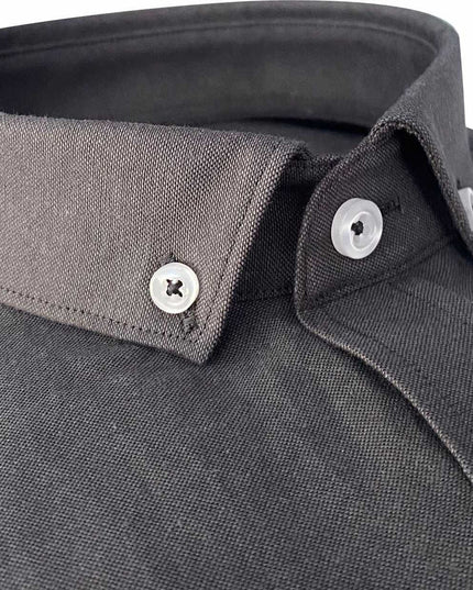 Tom Penn Slate Oxford Long Sleeve Shirt