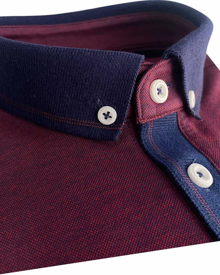 Tom Penn Polo Burgundy