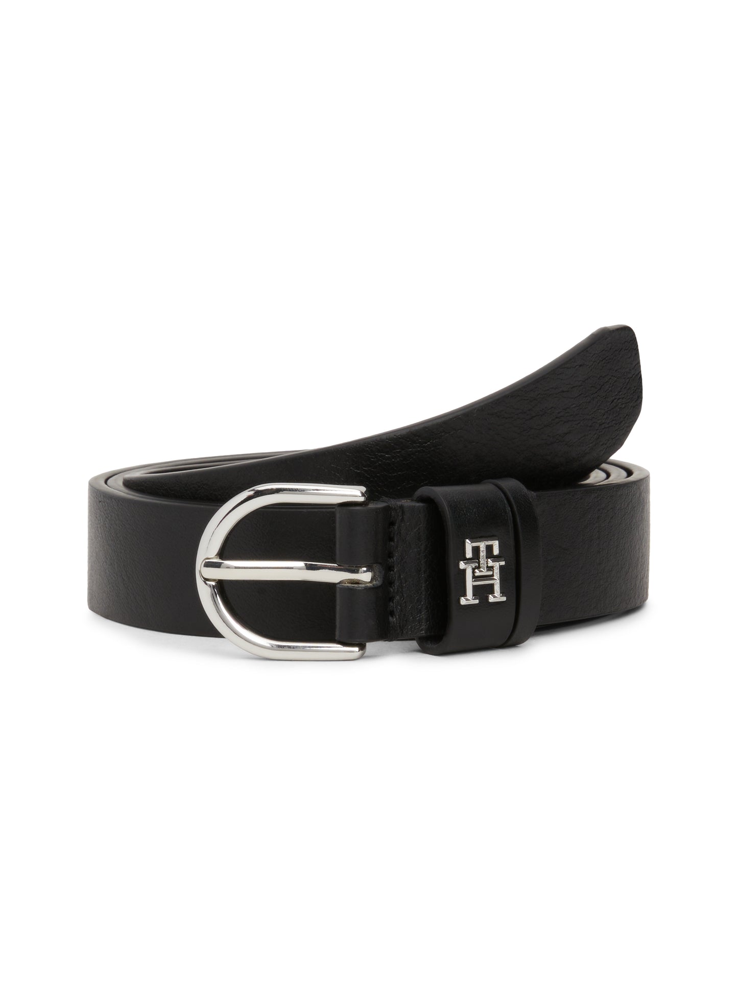 Tommy Hilfiger Essential Effortless Micro Hardware Belt - Black