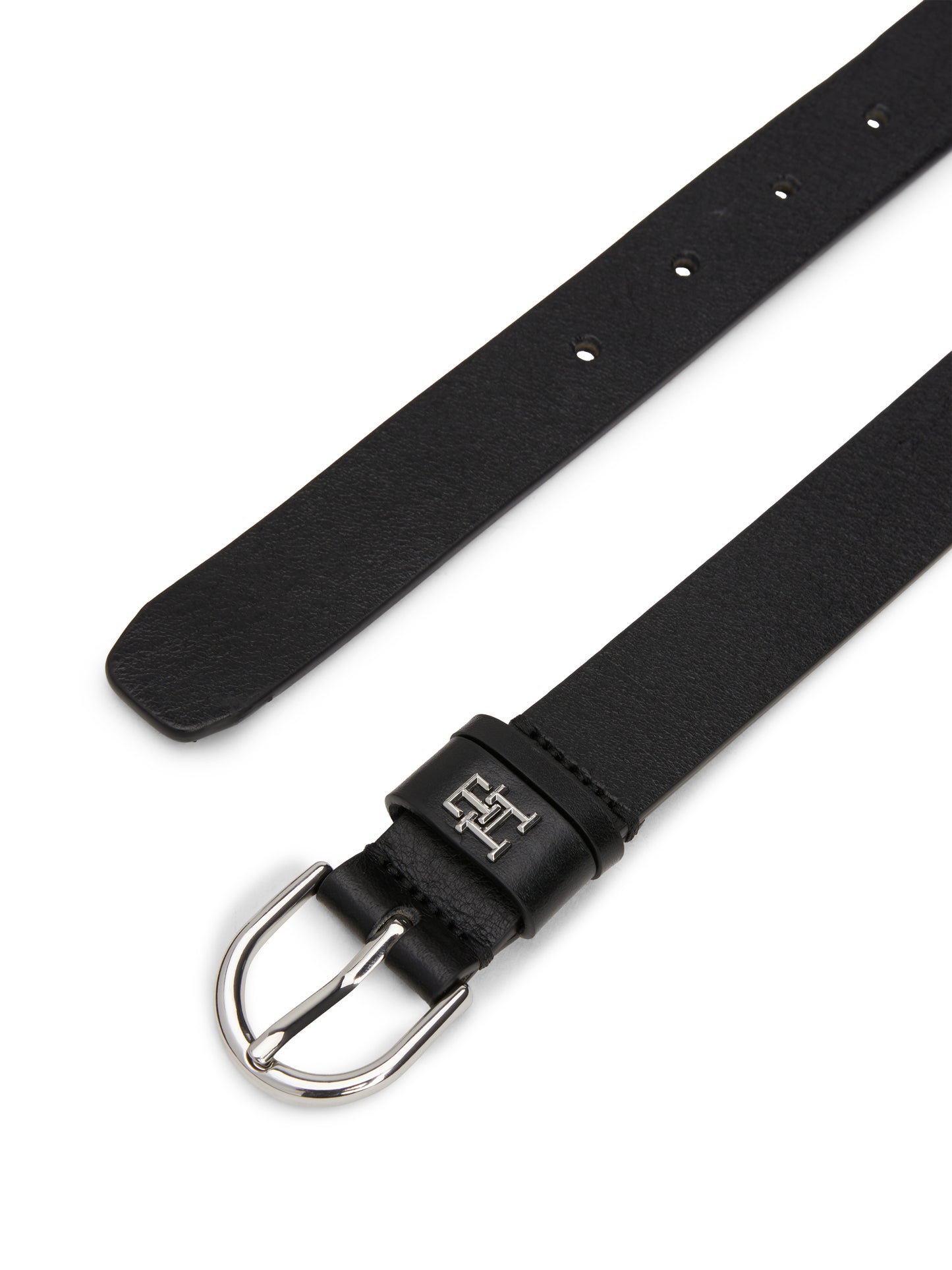 Tommy Hilfiger Essential Effortless Micro Hardware Belt - Black