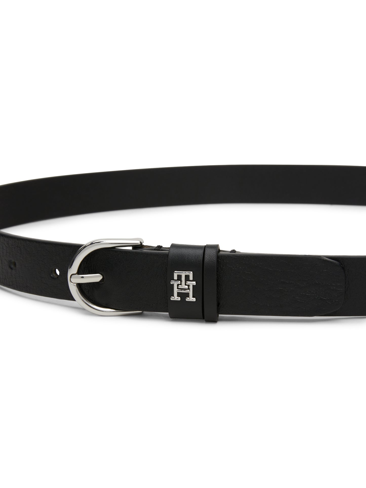 Tommy Hilfiger Essential Effortless Micro Hardware Belt - Black