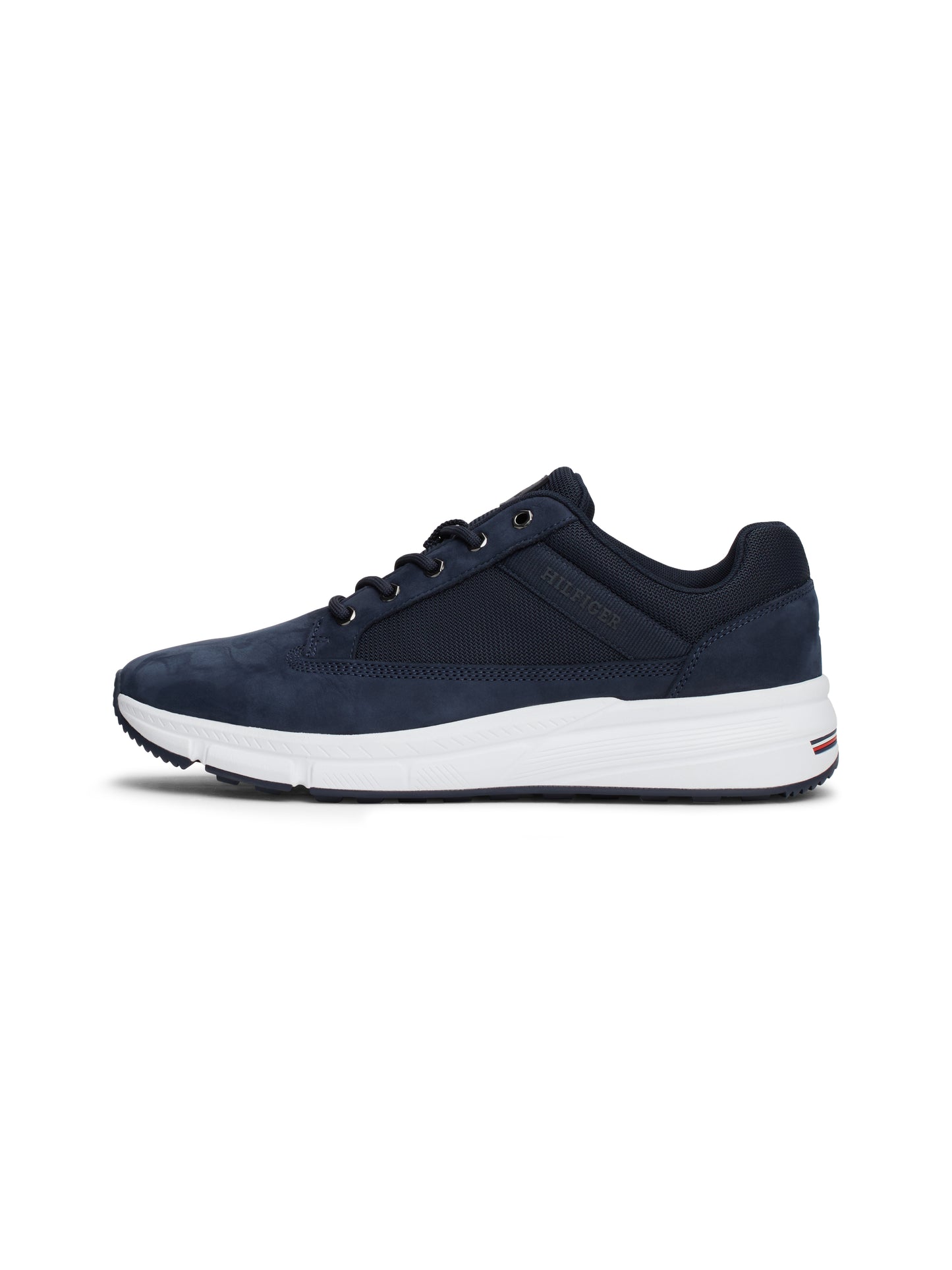 Tommy Hilfiger Mens Nubuck Runner - Desert Sky