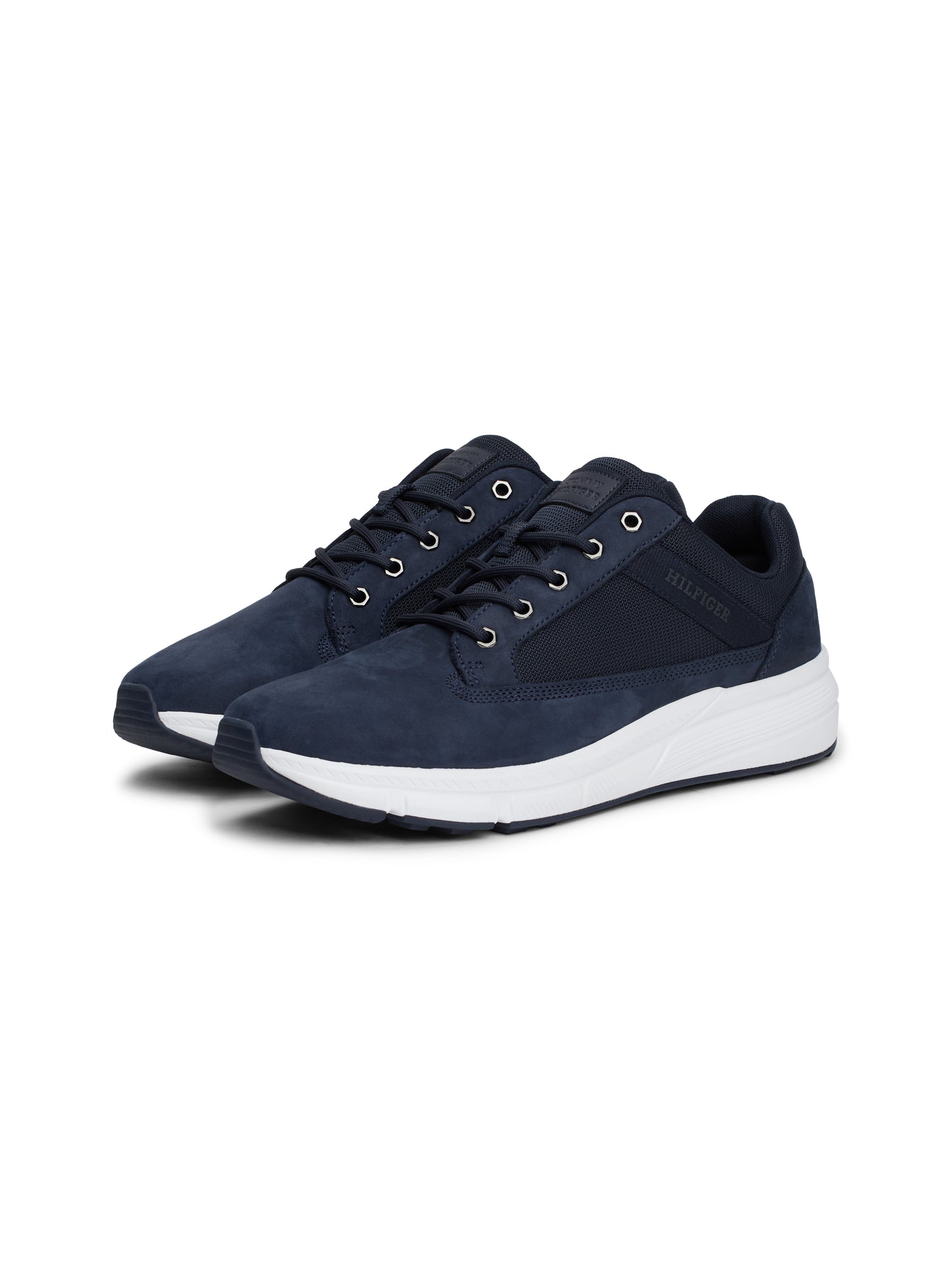 Tommy Hilfiger Mens Nubuck Runner - Desert Sky