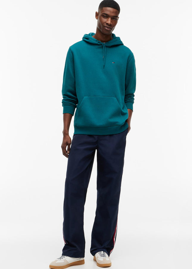 Tommy Jeans Flag Hoodie, Polar Teal