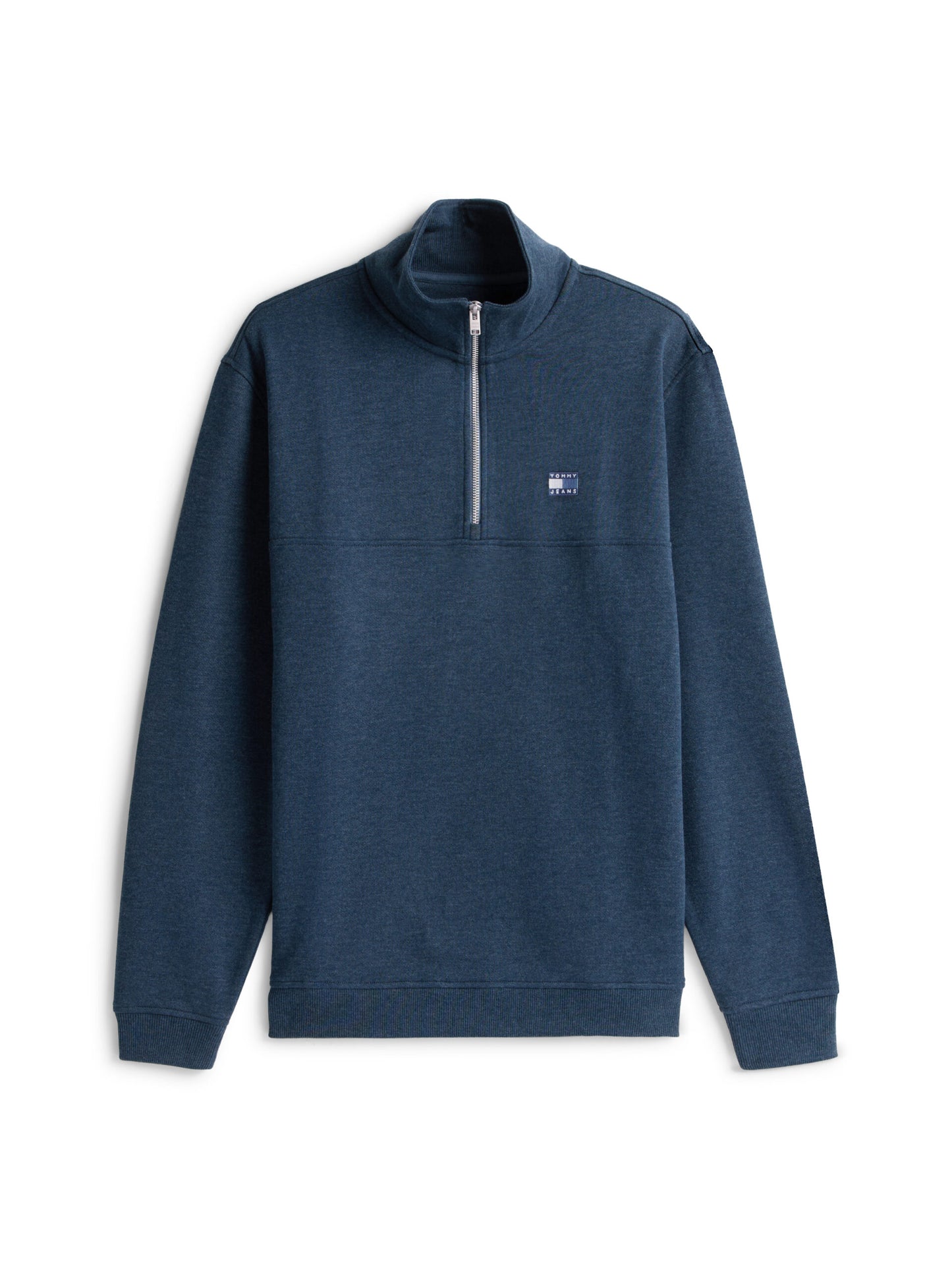 Tommy Badge Quarter-Zip Jumper - Dark Night Navy