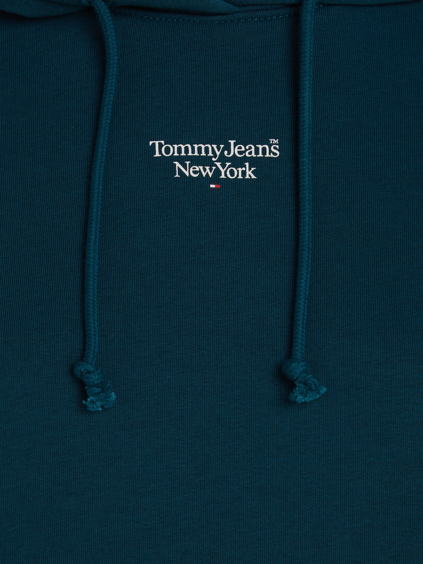 Tommy Jeans - Essential Logo Regular Hoodie - Seawater Blue