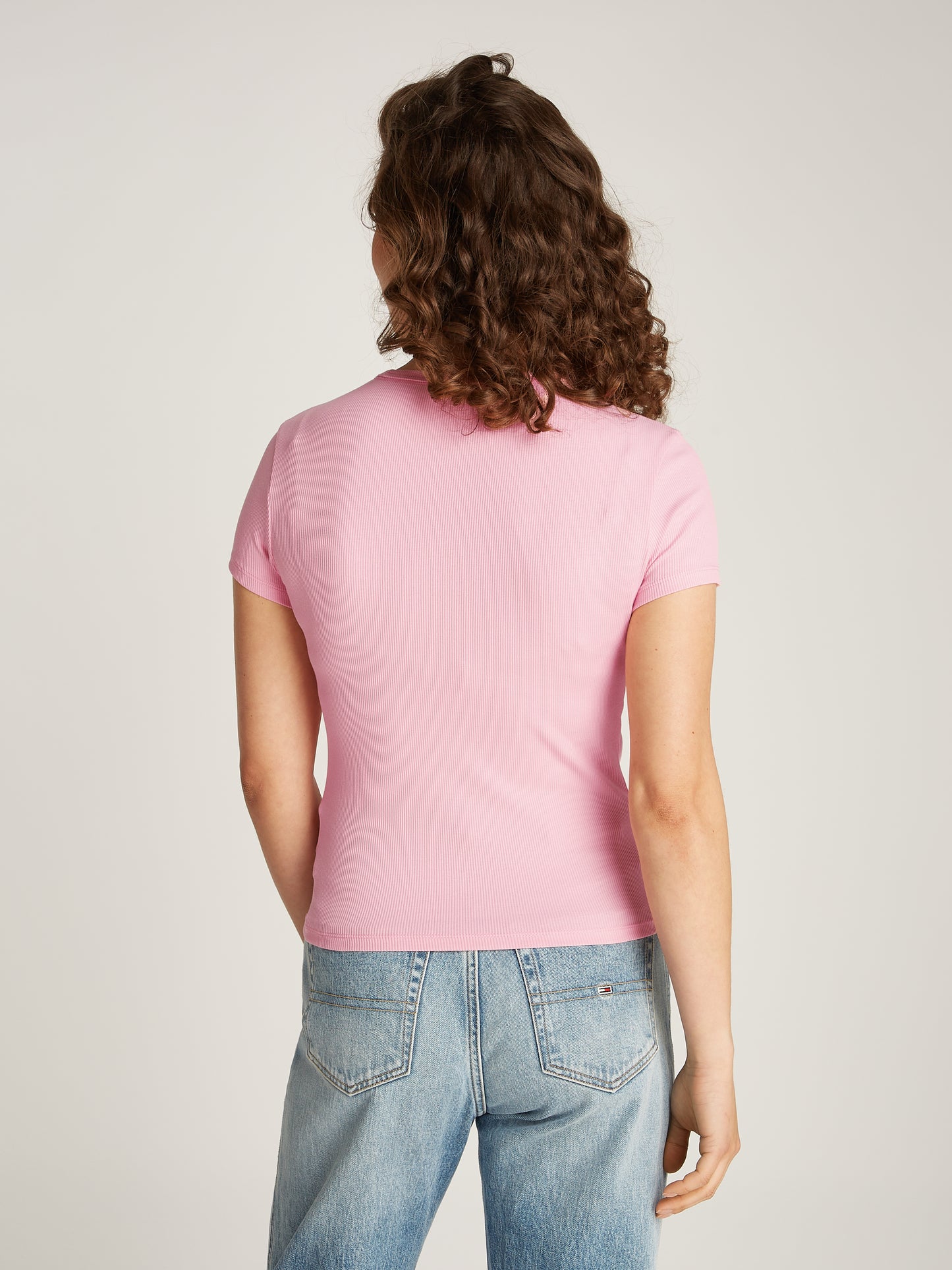 Tommy Jeans - Slim Essential Regular Tee - Ballet Pink