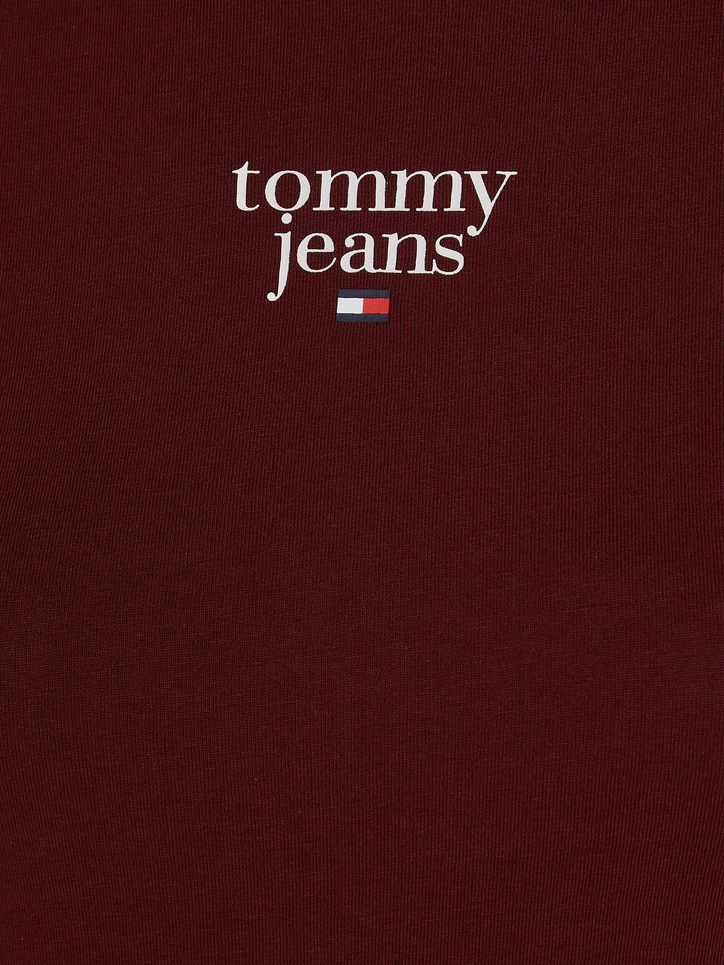 Tommy Jeans - Slim Essential Logo T-Shirt - Deep Rouge