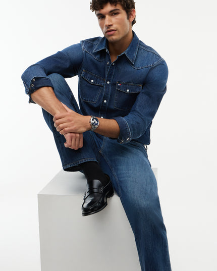TJM Ryan Slim Straight Jeans - Denim Dark