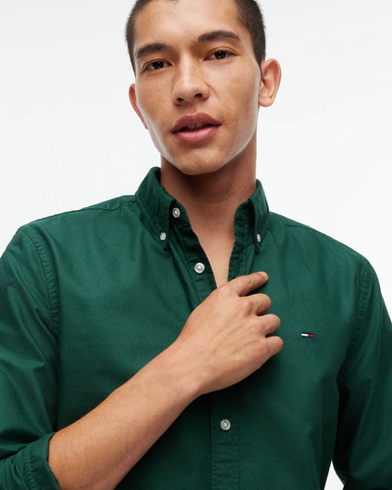 TJM Regular Oxford Shirt - Velvet Green