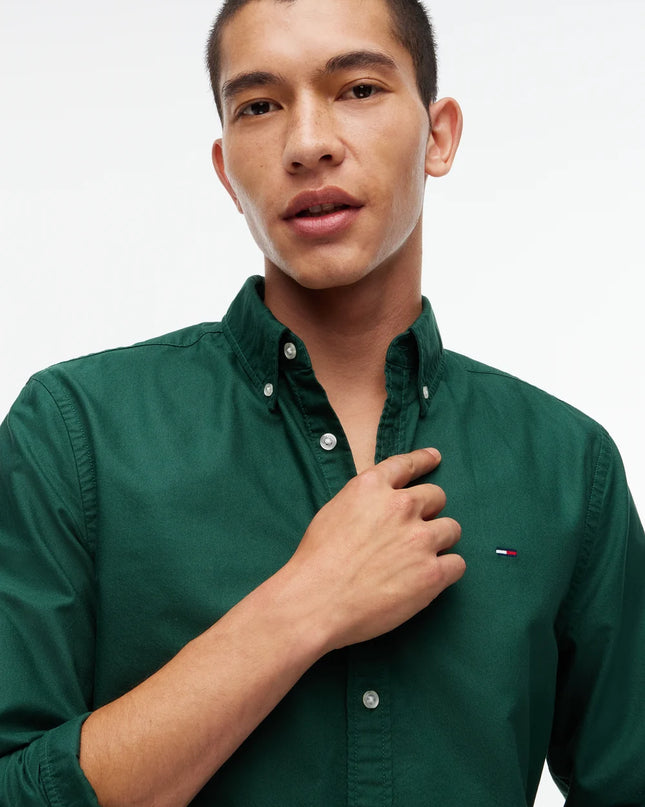 TJM Regular Oxford Shirt - Velvet Green
