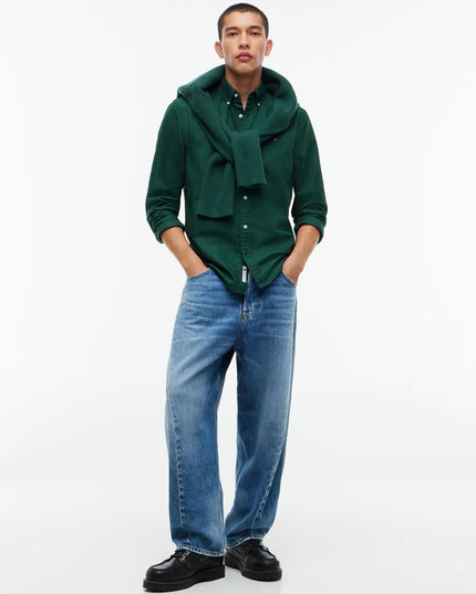 TJM Regular Oxford Shirt - Velvet Green