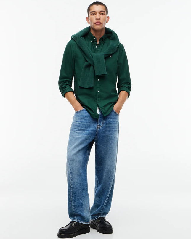 TJM Regular Oxford Shirt - Velvet Green