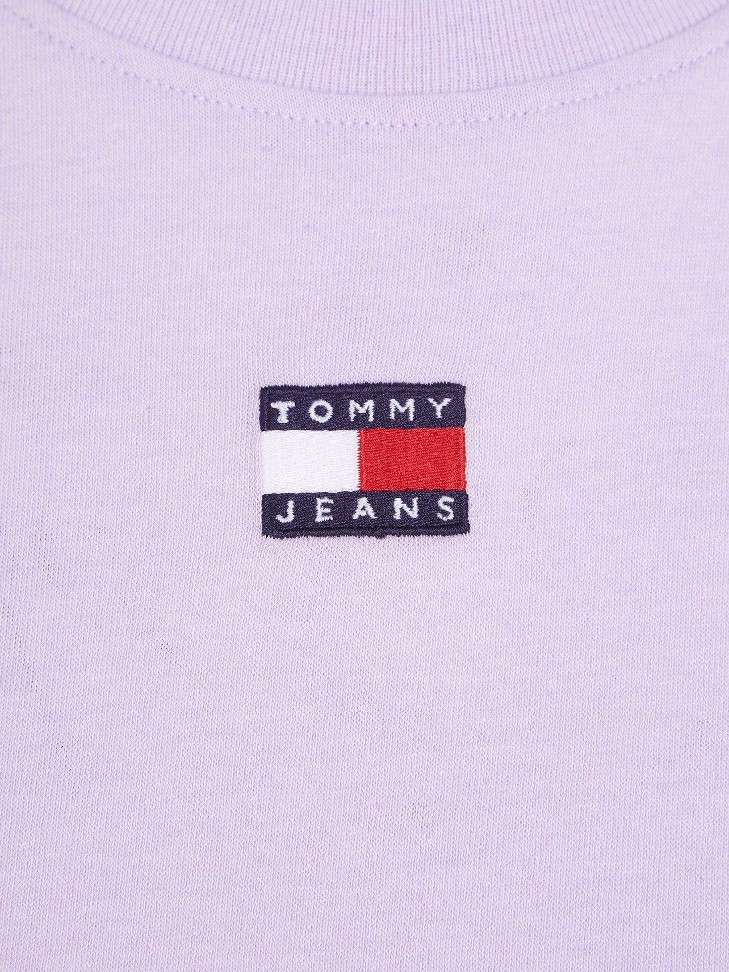 Tommy Jeans Classic Fit Badge Boxy T-Shirt - Lavender Flower