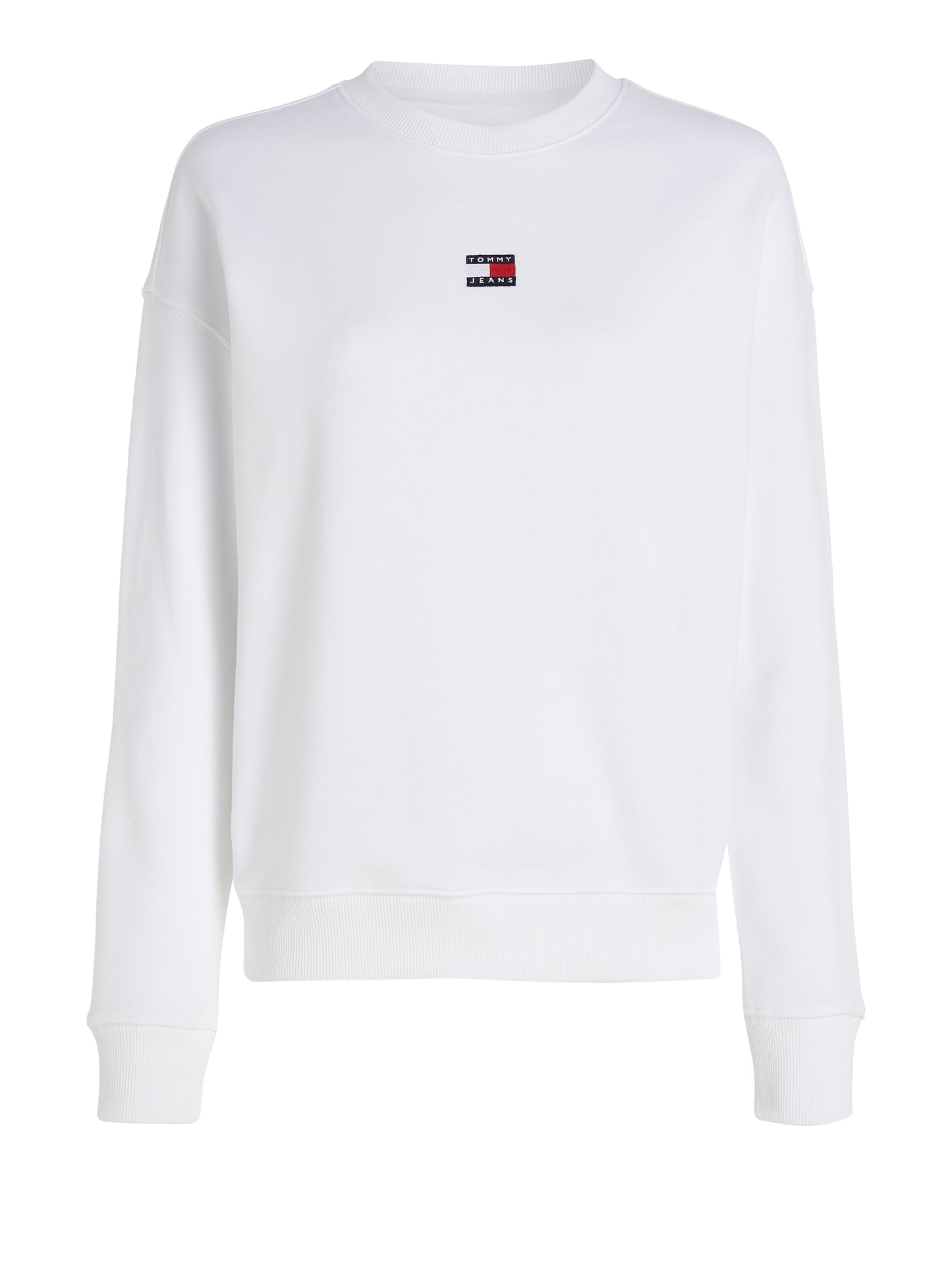 Tommy Jeans TJW Badge Boxy Fit Sweatshirt - Ancient White