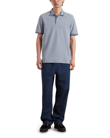 Bowes Tipping Polo in Icelandic Blue