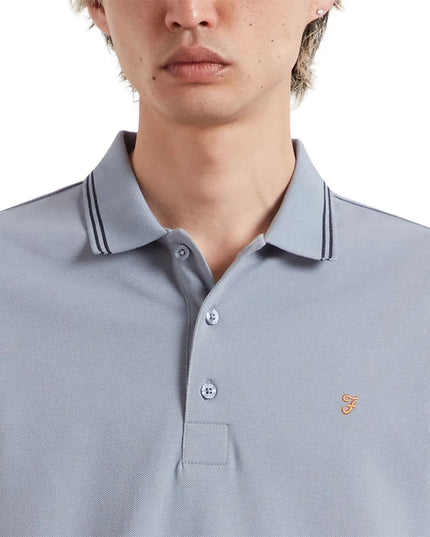 Bowes Tipping Polo in Icelandic Blue