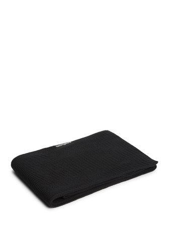 TJM Linear Logo Scarf - Black
