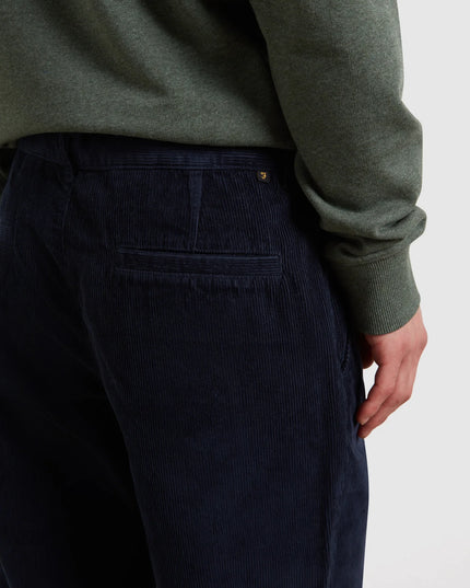 Roachman Regular Fit Cord Trousers - True Navy