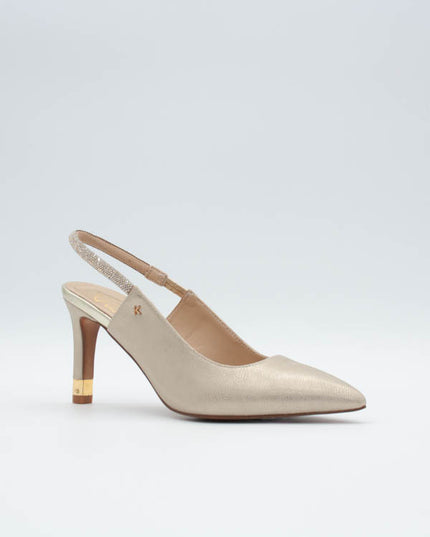 Burnett Court Heel - Gold
