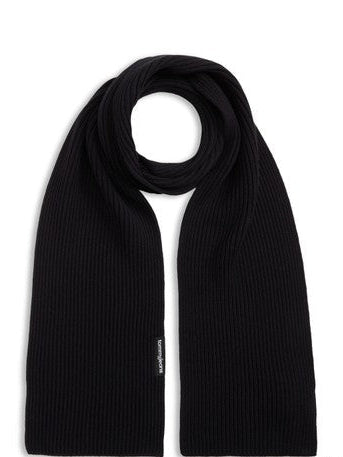 TJM Linear Logo Scarf - Black