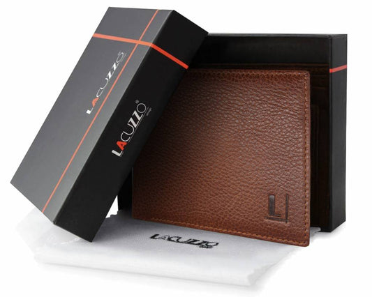 Lacuzzo Bi-Fold Wallet LW-4 Tan
