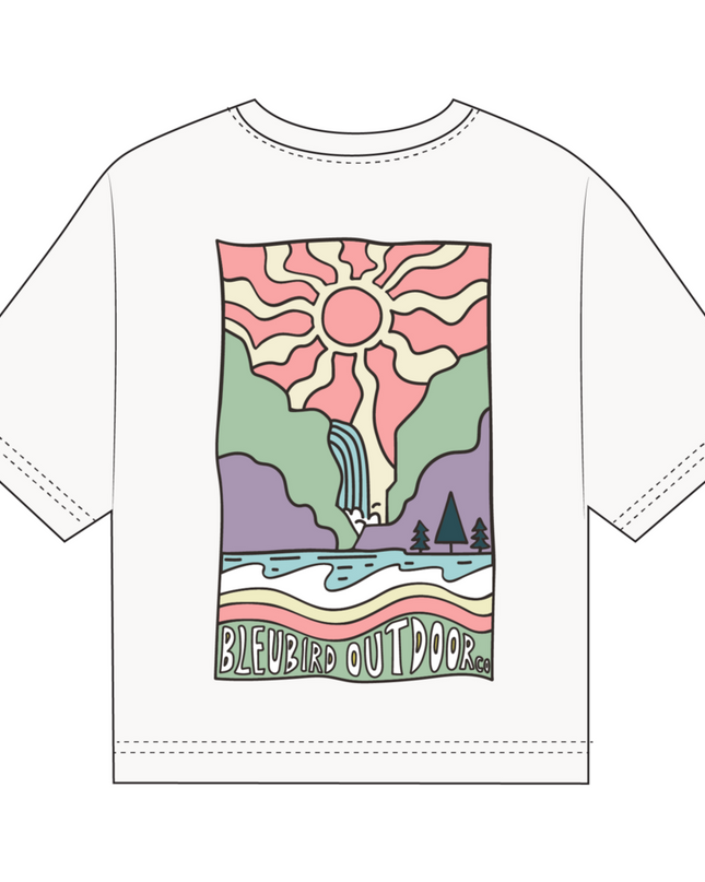 Canyon Cropped Tee - White
