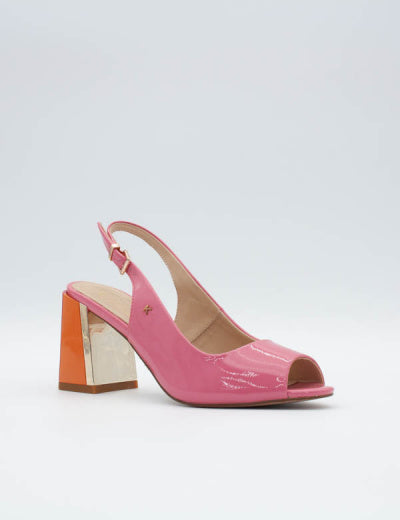 Carlton Court Heel - Magenta