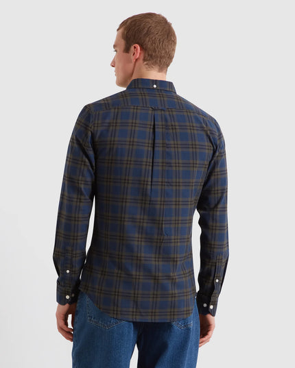 Brewer Check Oxford Shirt - Evergreen