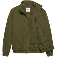 TJM Essential Padded Jacket - Drab Olive Green