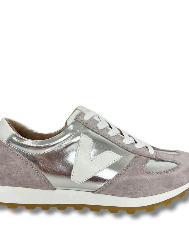 Drilleys Seventy Two Sporty Sneakers - Metallic Silver