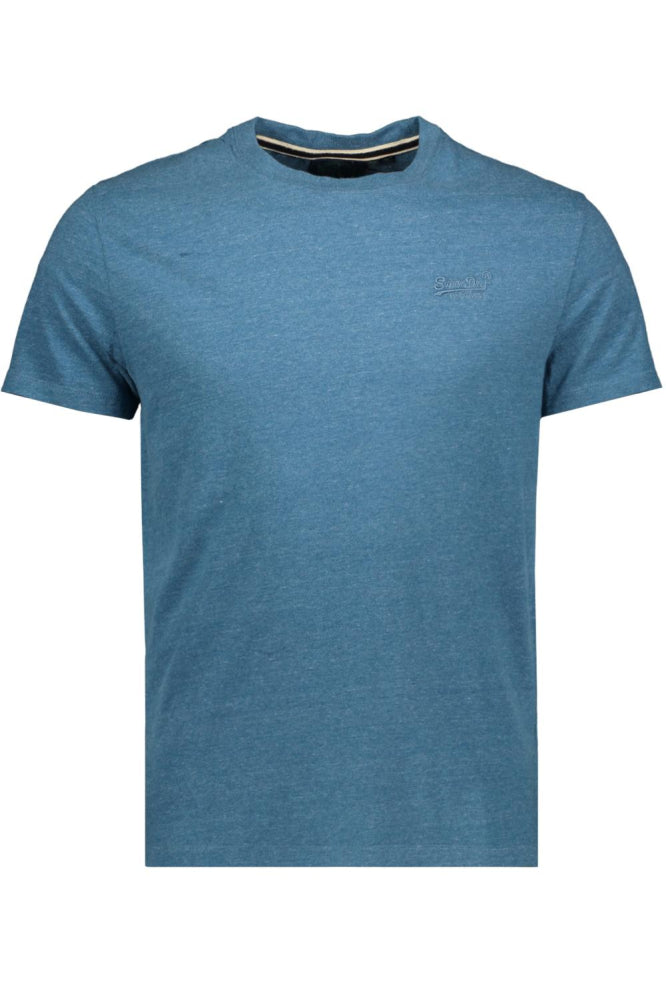 Organic Cotton Essential Logo T-Shirt - Alaskan Blue Marl