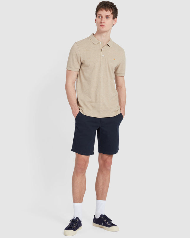 Hawk Chino Shorts In True Navy