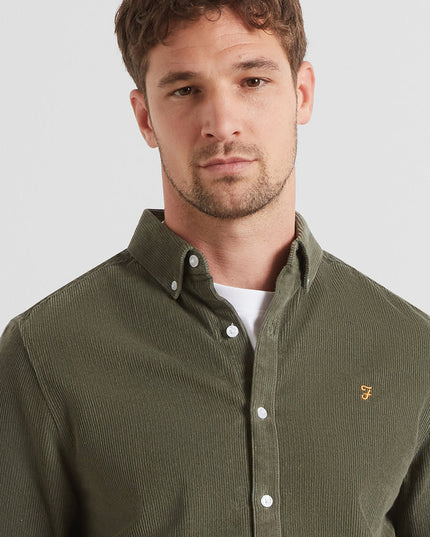 Maverick
Regular Fit Cord Shirt In Rosemary