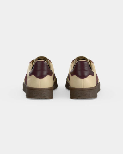 Cuzima Leather & Suede Sneaker - Cream/Wine