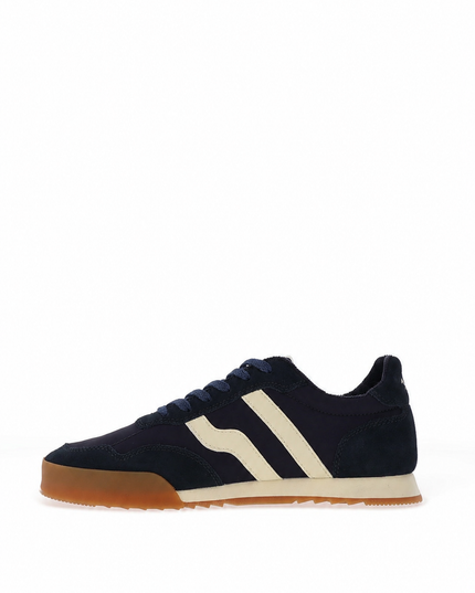 Baylie Cow Suede/Nylon in Navy