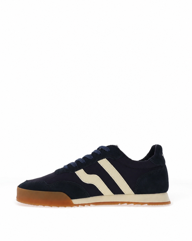 Baylie Cow Suede/Nylon in Navy