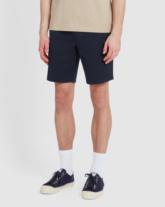 Hawk Chino Shorts In True Navy
