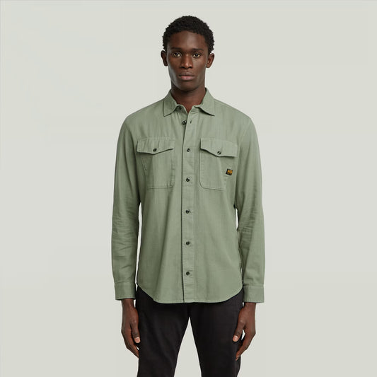 Marine Slim Shirt - Green