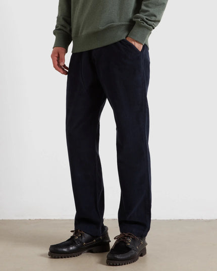 Roachman Regular Fit Cord Trousers - True Navy