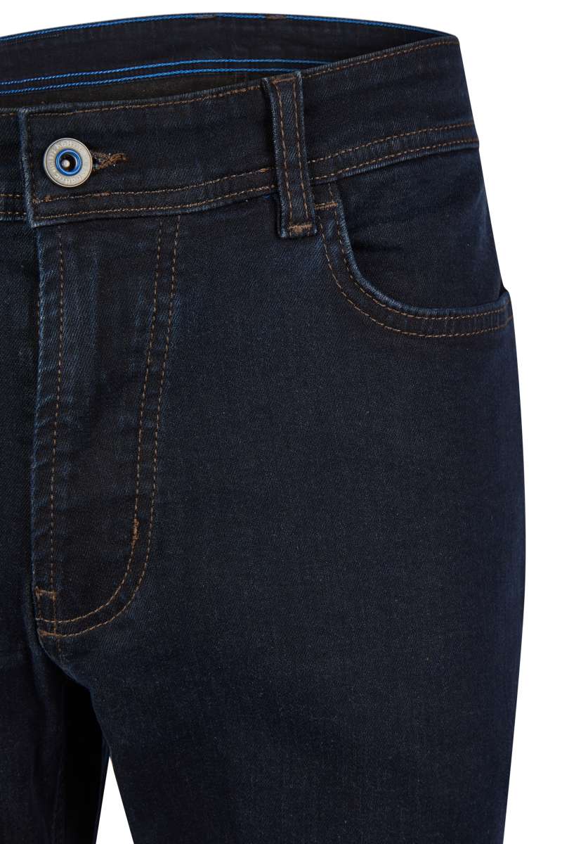 Hattric Dynamic content jean in Blue Black